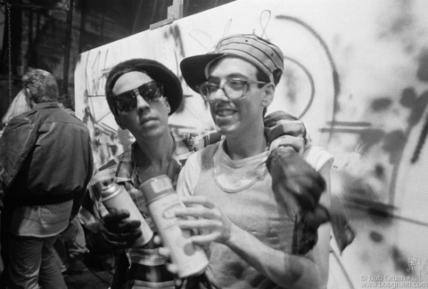 Futura 2000 and Mick Jones, Paris - 1982 