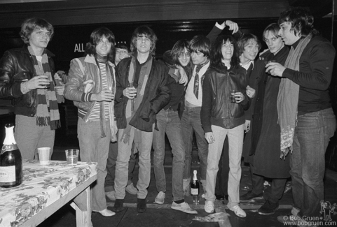 Andy Paley, Lee Fox, David Johansen, Lenny Kaye, Dee Dee Ramone, Patti Smith, Jay Dee Daugherty, Tom Verlaine and John Cale, NYC - 1976