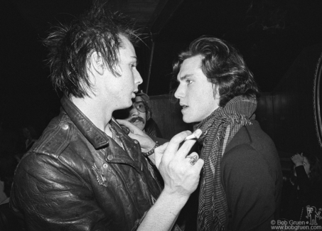 Sid Vicious and Ray Davies, Los Angeles - 1978