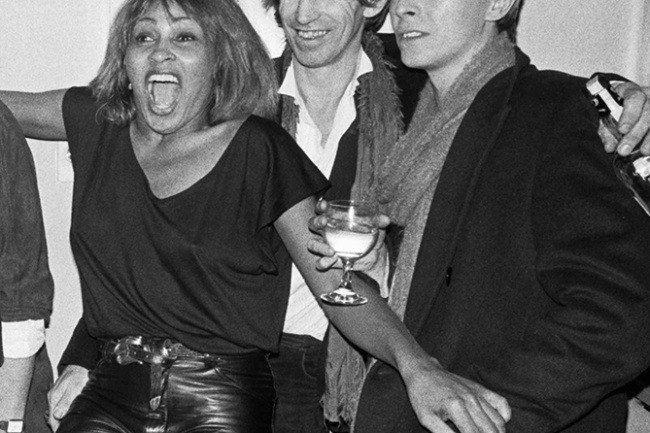 Tina Turner, Keith Richards and David Bowie, NYC - 1983