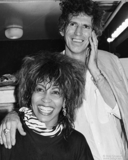 Tina Turner and Keith Richards, NYC - 1984