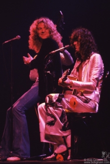 Robert Plant and Jimmy Page, NYC - 1977