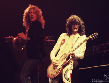 Robert Plant and Jimmy Page, NYC - 1977