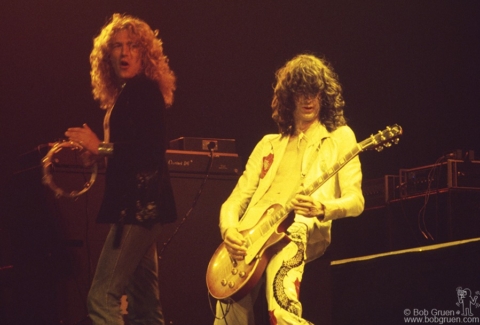 Robert Plant and Jimmy Page, NYC - 1977