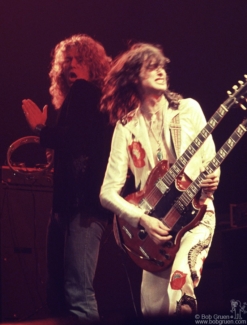 Robert Plant and Jimmy Page, NYC - 1977