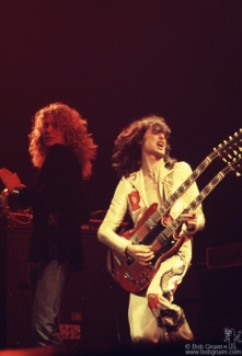 Robert Plant and Jimmy Page, NYC - 1977