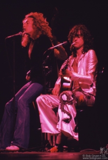 Robert Plant and Jimmy Page, NYC - 1977