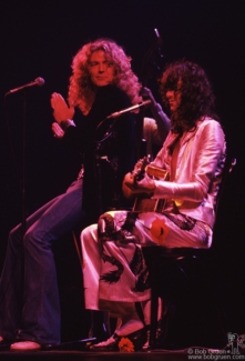 Robert Plant and Jimmy Page, NYC - 1977