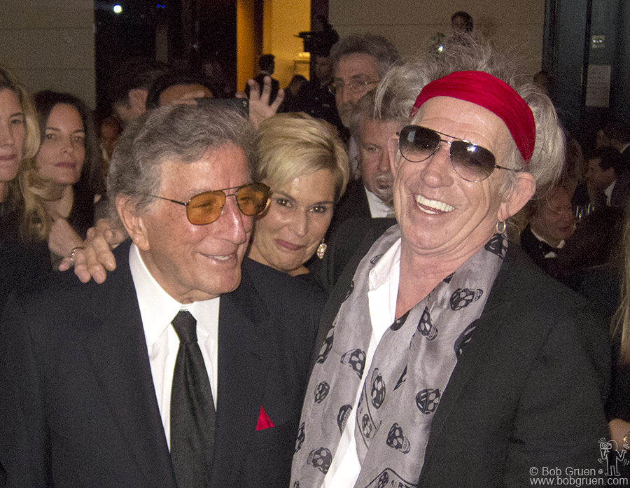 Tony Bennett and Keith Richards, NYC - 2011