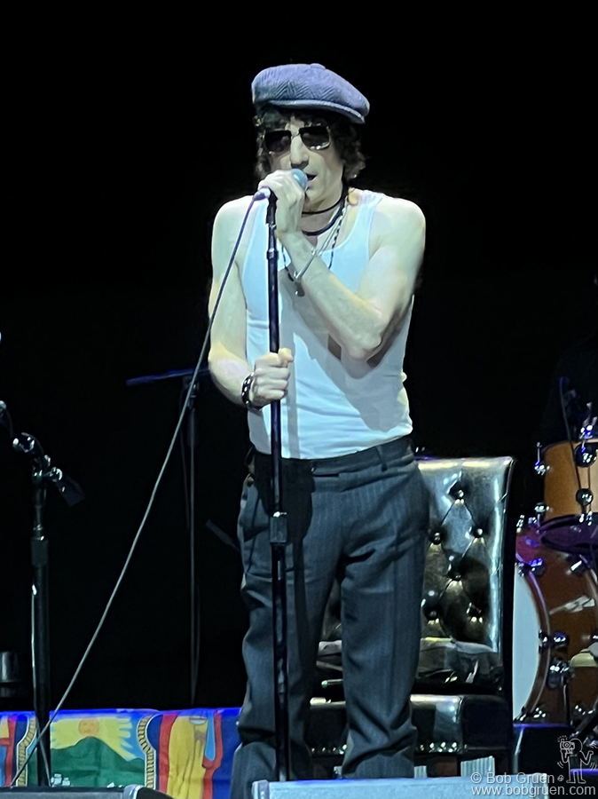 Dec 1 - NYC - Jesse Malin got up and stood on stage during his comeback show “A Benefit For Jesse Malin” at Beacon Theatre.
