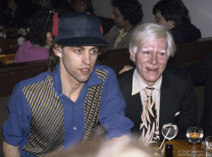 Bob Geldof and Andy Warhol, NYC - 1979