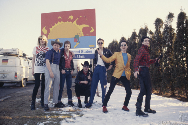 Caroline Coon, Baker, Johnny Green and Clash, USA - 1979