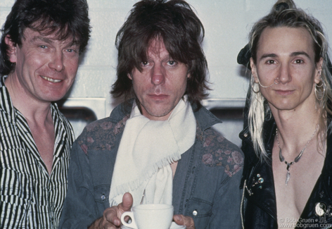 Tony Hymas, Jeff Beck and Terry Bozzio, Philadelphia - 1989