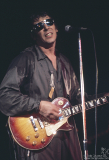 John Cale on stage at Nashville Club in Paris, France. November 7, 1977. Image #: JohnCale1177_1977_1 © Bob Gruen John Cale, Paris - 1977