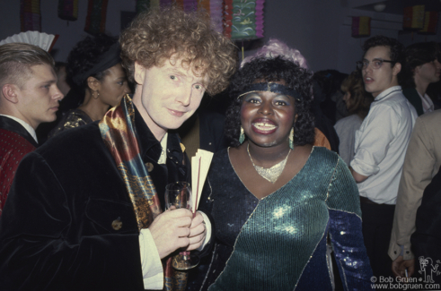 Malcolm McLaren and Angie B, NYC - 1984