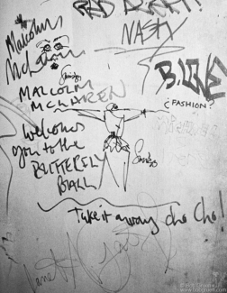 Malcolm McLaren's Madame Butterfly graffiti, NYC - 1984