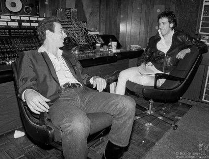 Joe Strummer and Mick Jones, NYC - 1978