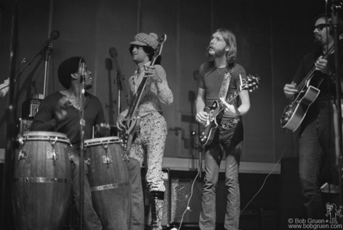 Sam Clayton, Kenny Gradney and Duane Allman, NYC - 1971