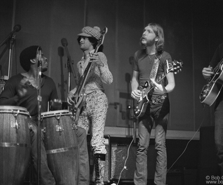 Sam Clayton, Kenny Gradney and Duane Allman, A&R Recording Studios, NYC. July 22, 1971. Image #: ATL2_1-17a_1971 © Bob Gruen