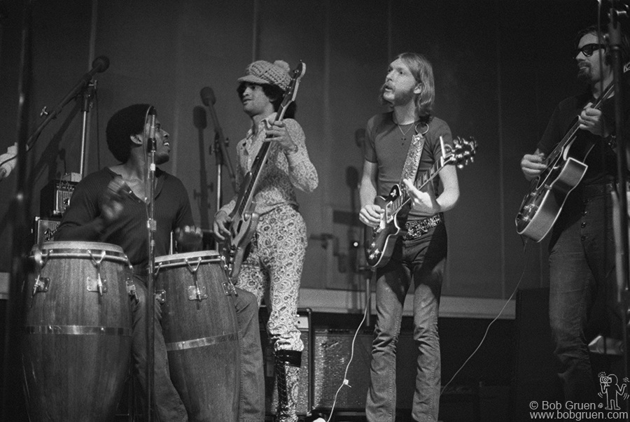 Sam Clayton, Kenny Gradney and Duane Allman, NYC - 1971