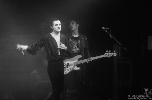 Dave Vanian and Algy Ward, London - 1979