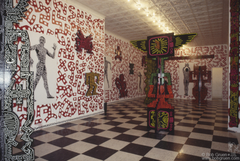 Keith Haring exhibition, NYC - 1983